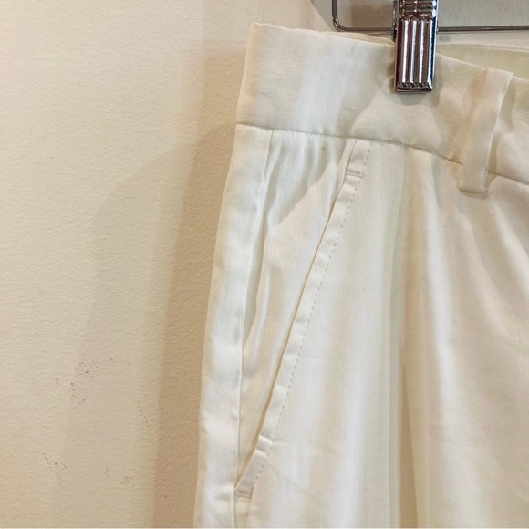 THEORY Sz 6 Emery 100% Linen Pockets Unlined Straight Leg Flowy Trousers NEW - Picture 12 of 13